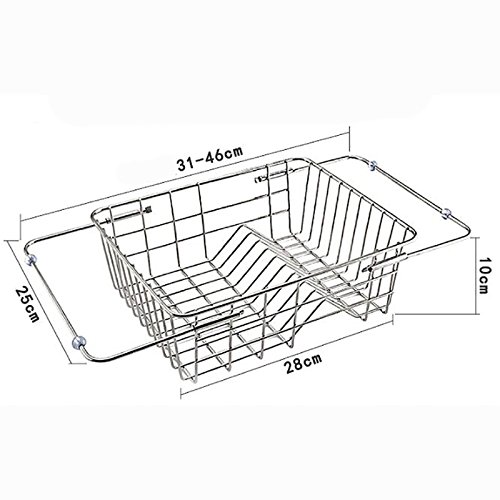 Tamaño adaptable para esta bandeja de acero inoxidable del fregadero bandeja de goteo